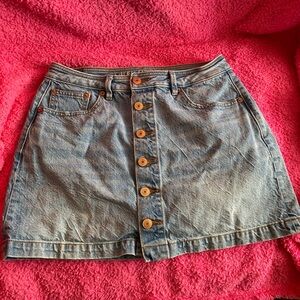 American Eagle Outfitters Blue Denim Skirt